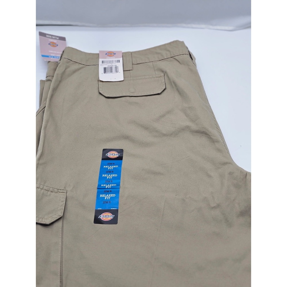 Dickies Women's Plus Size 22 W R  Straight let Flat Front Pants Workwear Cargo